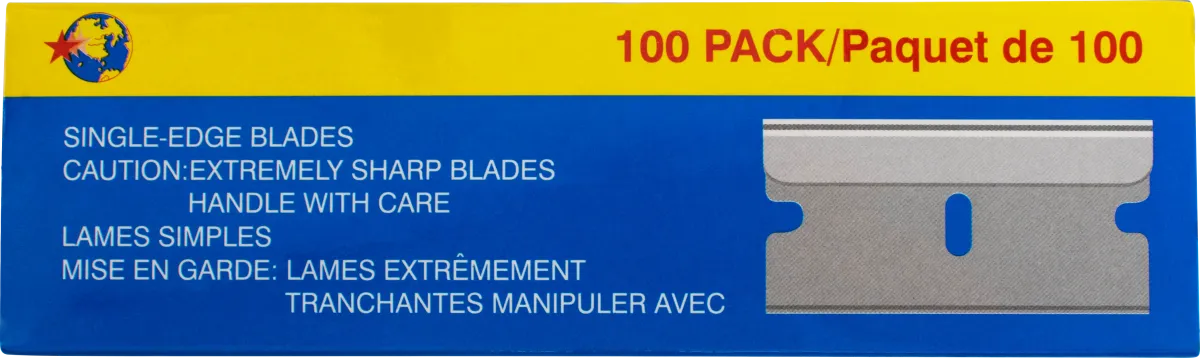 Tap Knife Single Edge Blade 100 per Pack