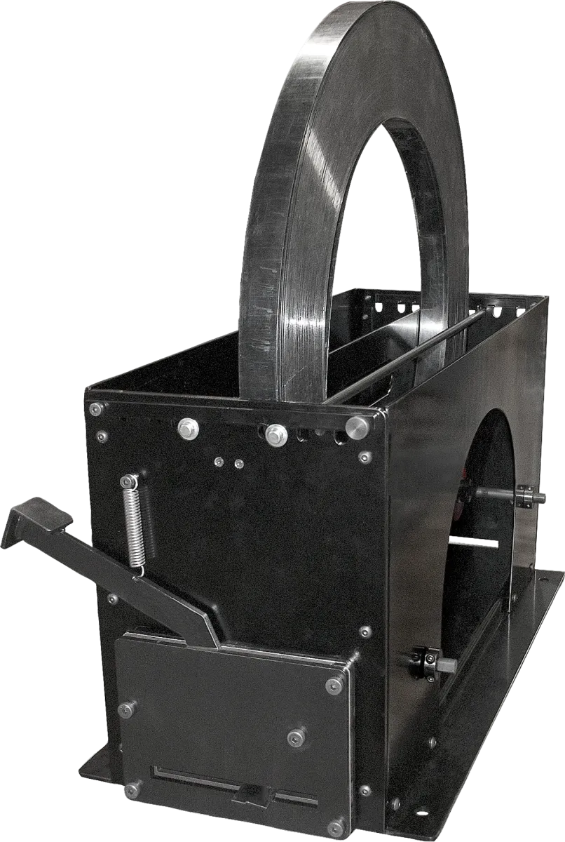 Floor Mount with Cutter for Steel or Poly Strapping