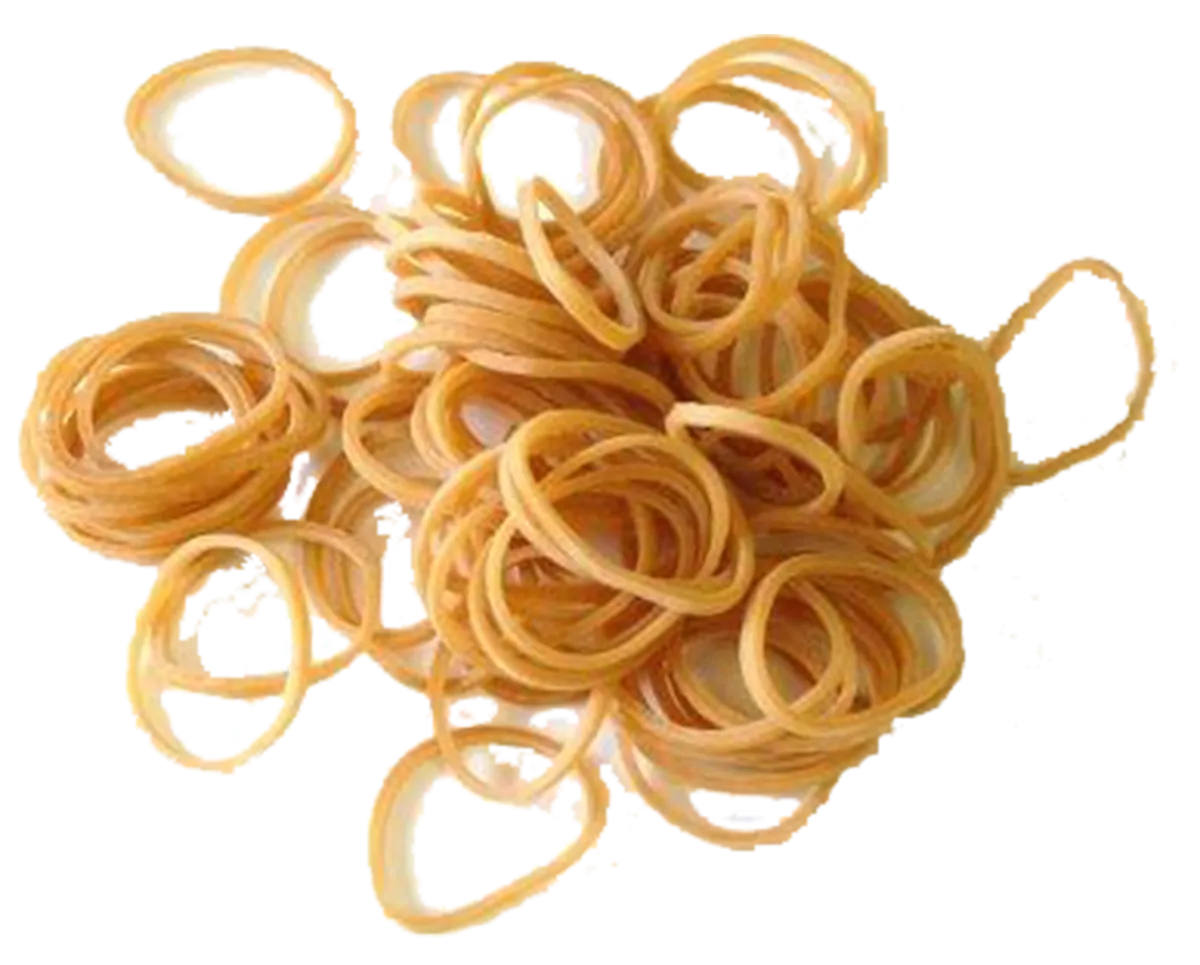 Standard Rubber Bands - 1 1/4" Circumference x 1/16" Wide
