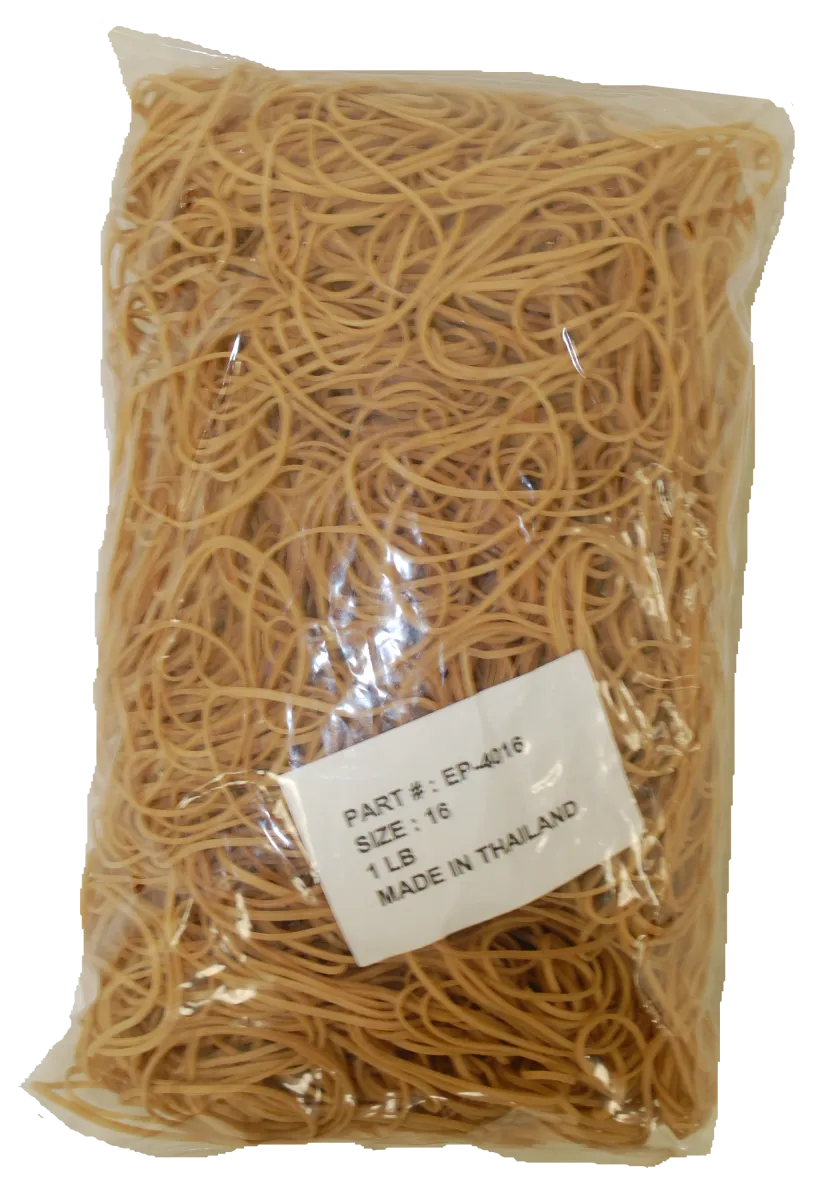 Standard Rubber Bands - 2 1/2" Circumference x 1/16" Wide