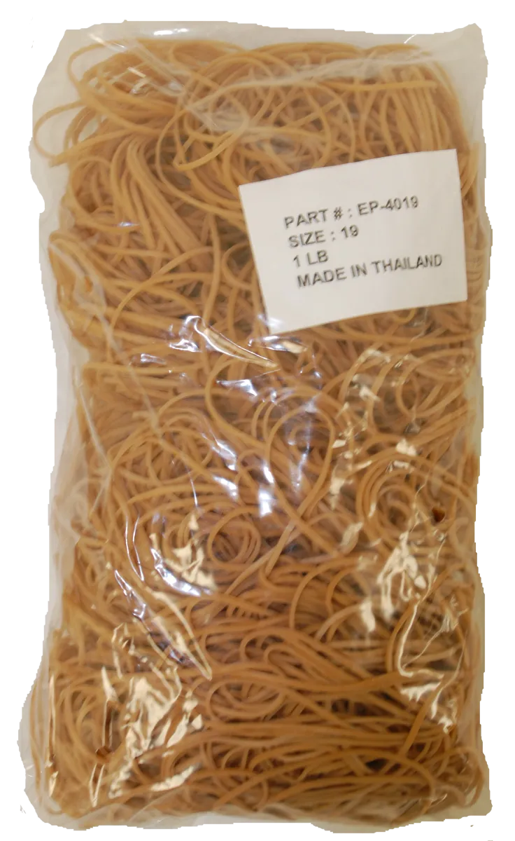 Standard Rubber Bands - 3 1/2" Circumference x 1/16" Wide