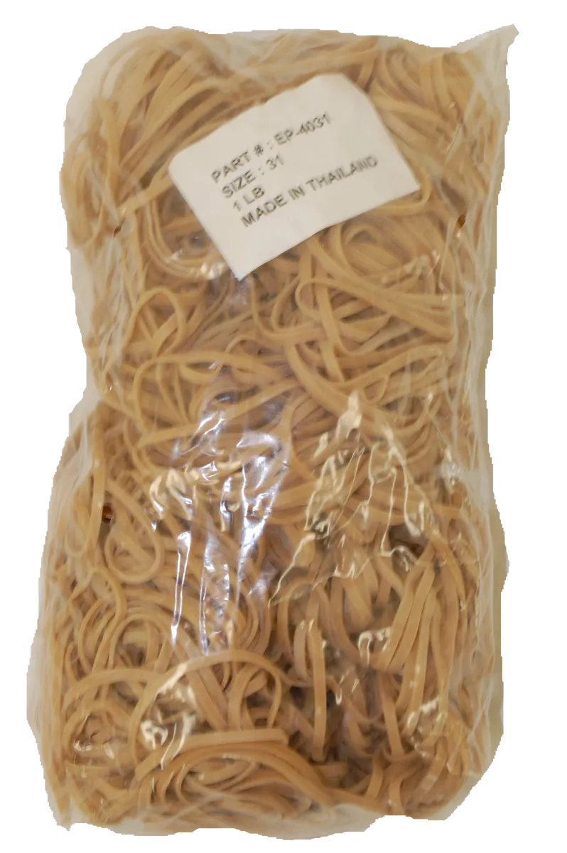 Standard Rubber Bands - 2 1/2" Circumference x 1/8" Wide