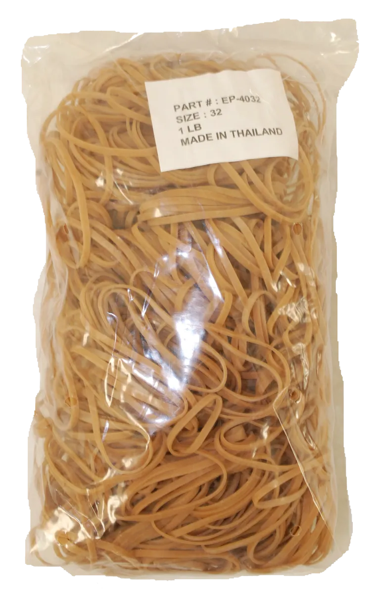 Standard Rubber Bands - 3" Circumference x 1/8" Wide
