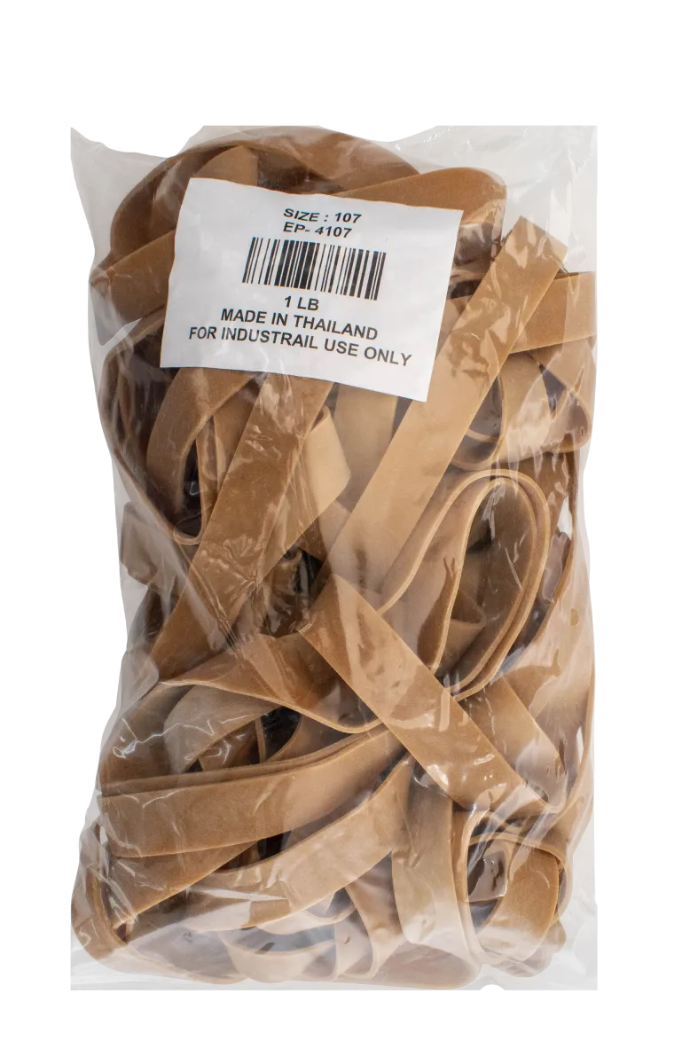 Standard Rubber Bands - 7" Circumference x 5/8" Wide