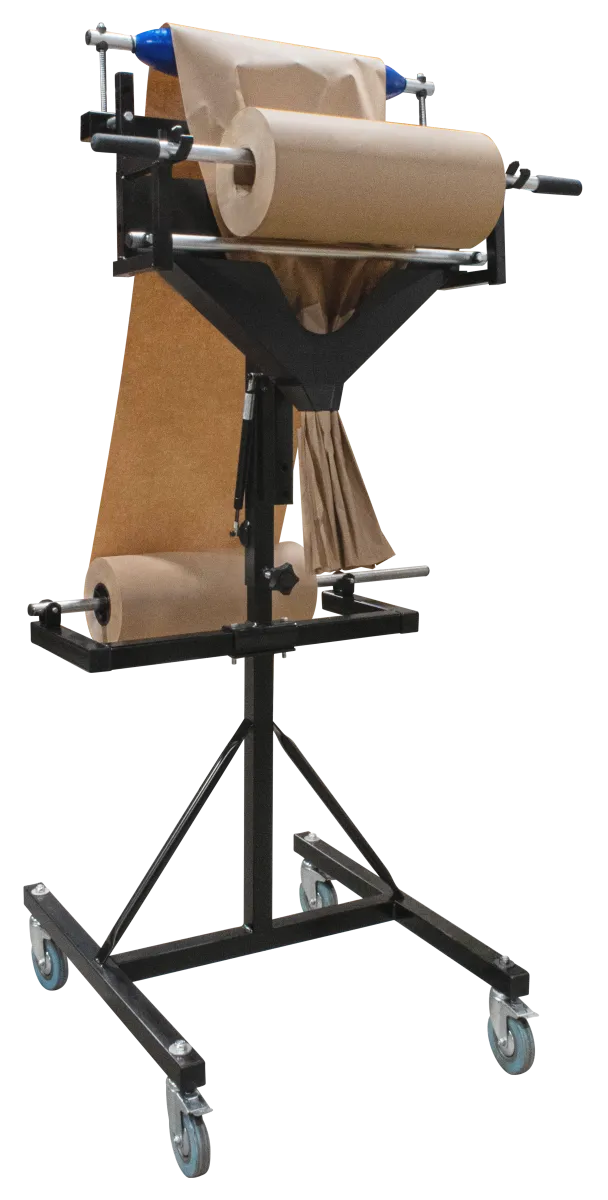 Adjustable Mobile Floor Unit for Paper Crumpler