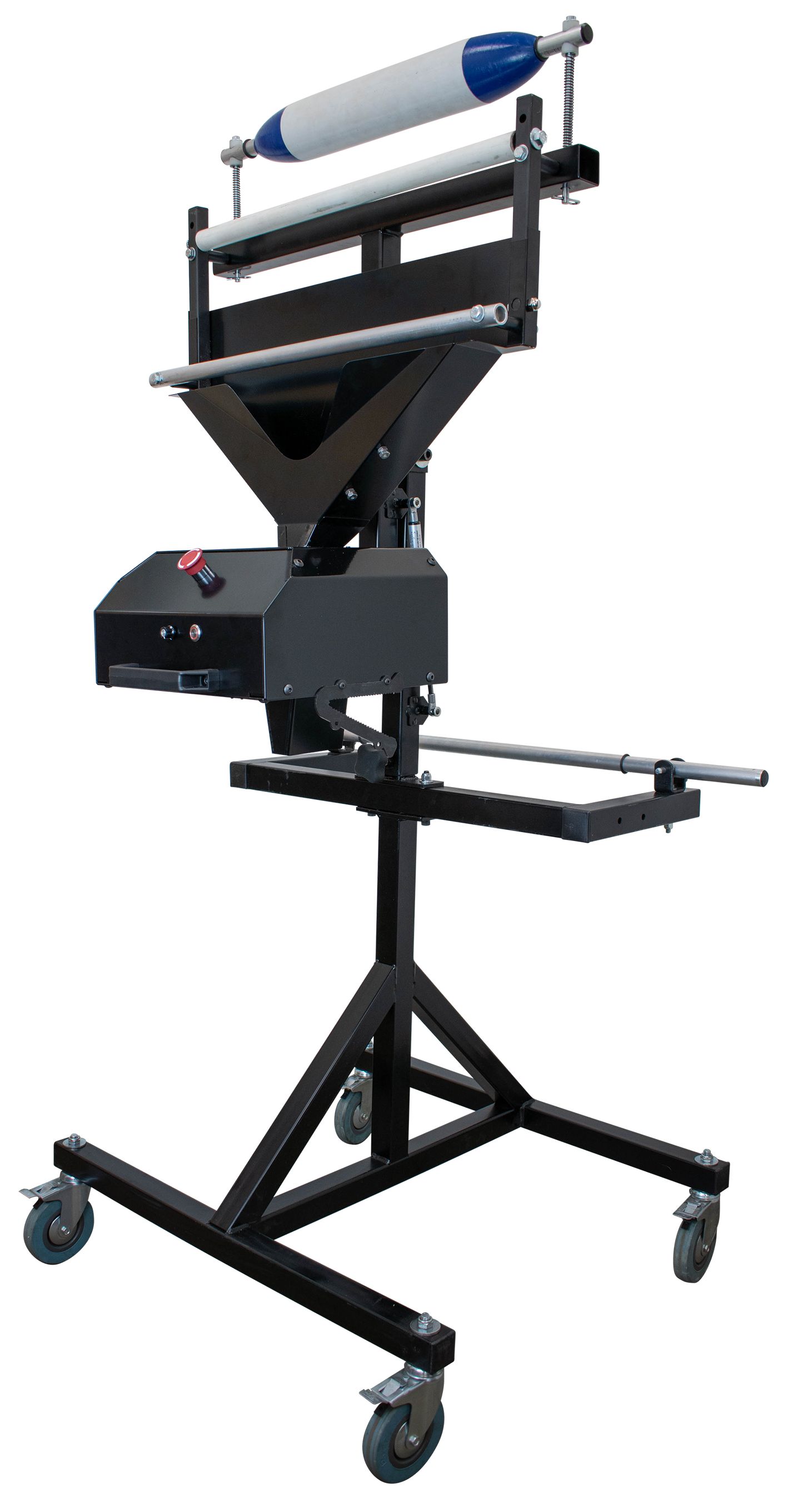 Paper Crumpler Power Feed and Manual Cut System