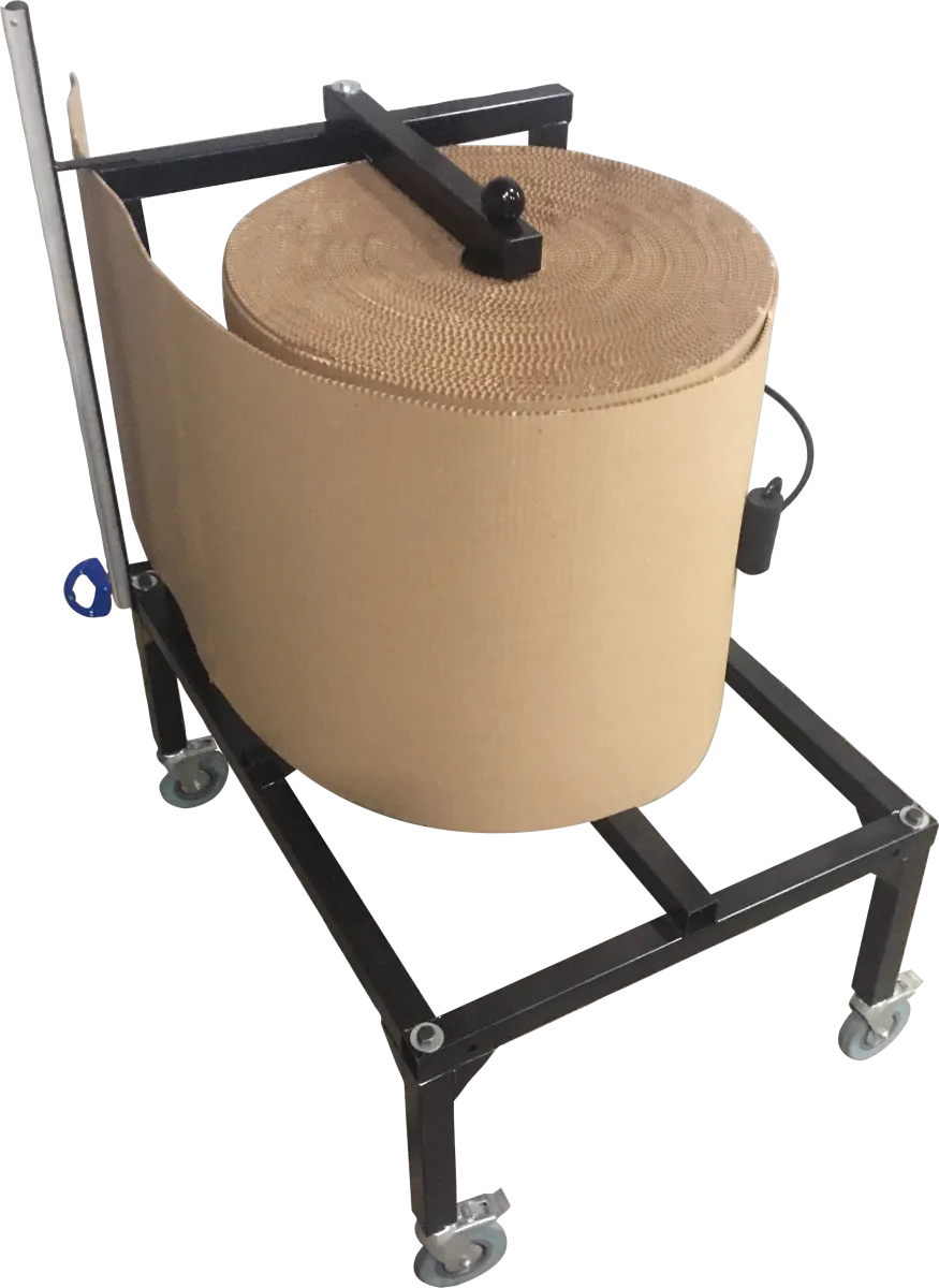 Single Face/Foam/Bubble Dispenser with Manual Cutter - 24" - Large Disk