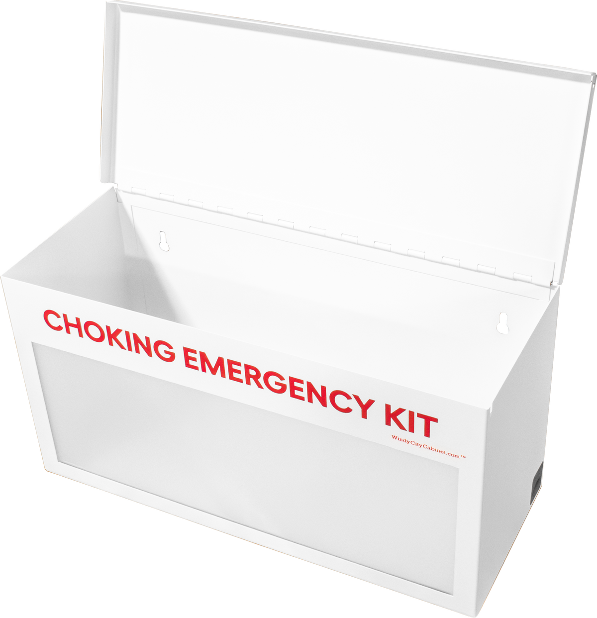 Choking Emergency Kit Cabinet for LifeVac and ArixMed Anti-Choking Device - White