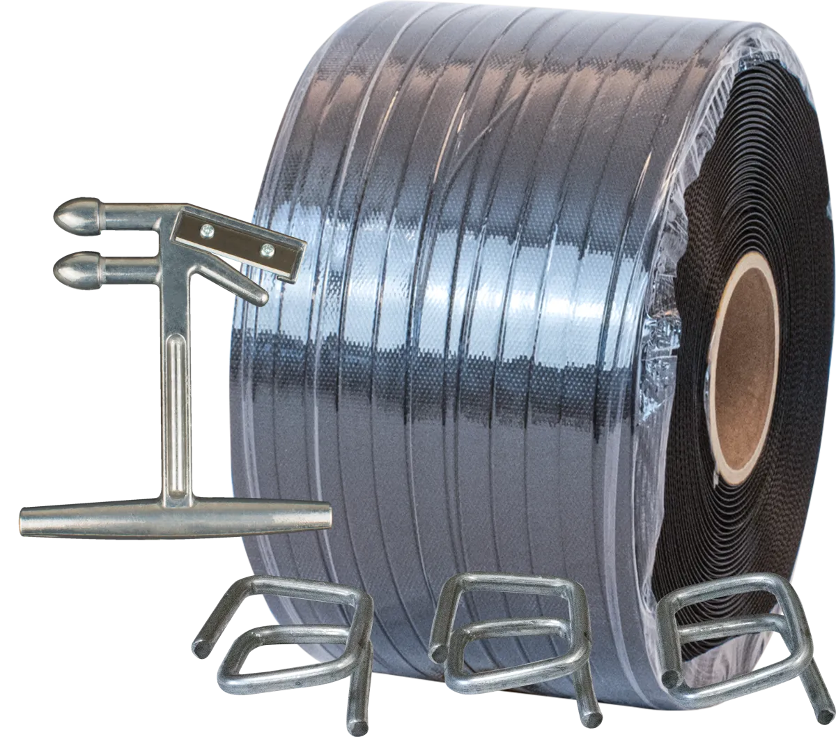 Polypropylene Strapping Kit for 1/2”, Contractor - Wire Buckles, Regular Duty