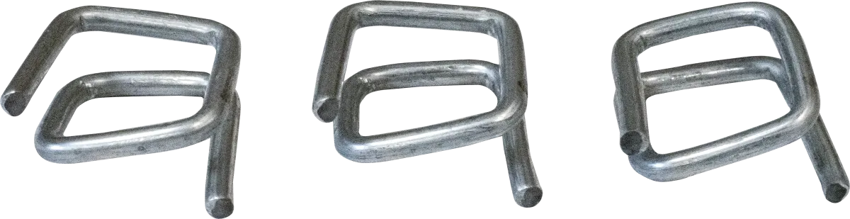 Buckles for Composite and Polypropylene - 1/2" Economy Galvanized Clear Wire Buckles