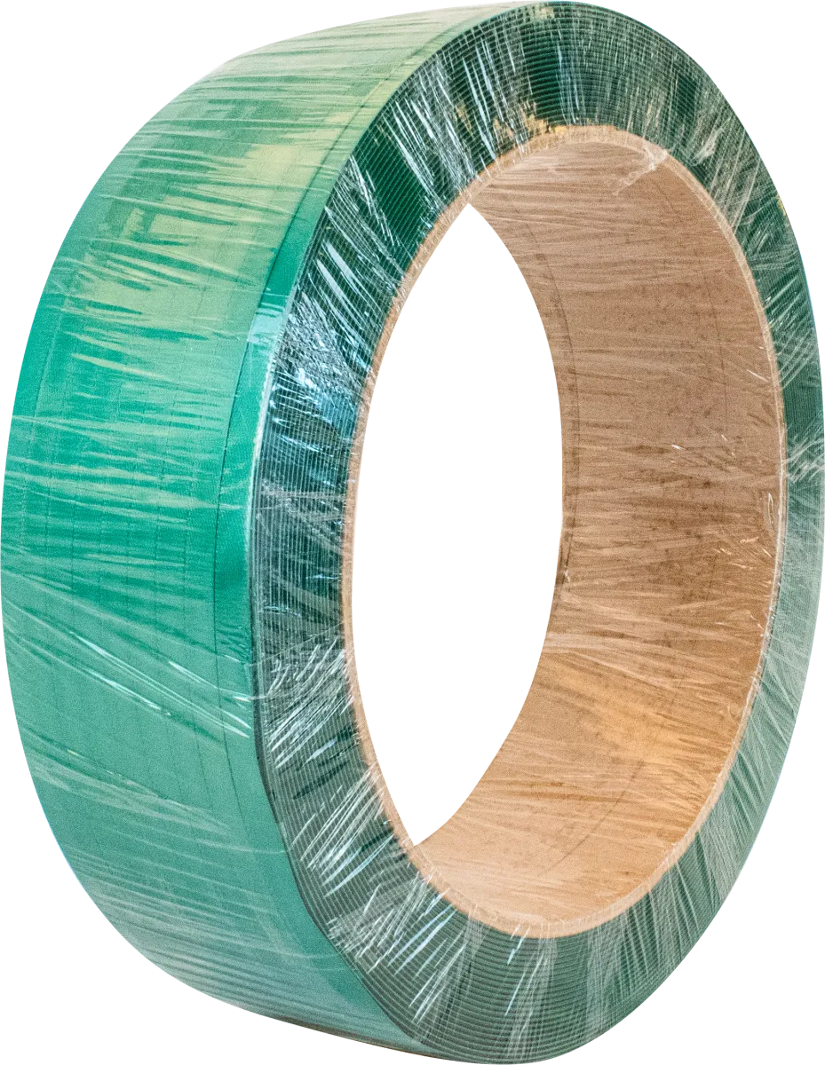 5/8" x .030" Regular Duty Polyester 3600' Strapping Coil - Green