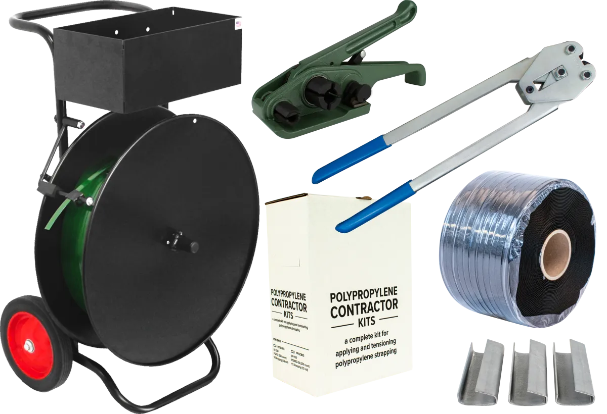 Polypropylene Strapping Kit for 1/2", Contractor - Heavy Duty