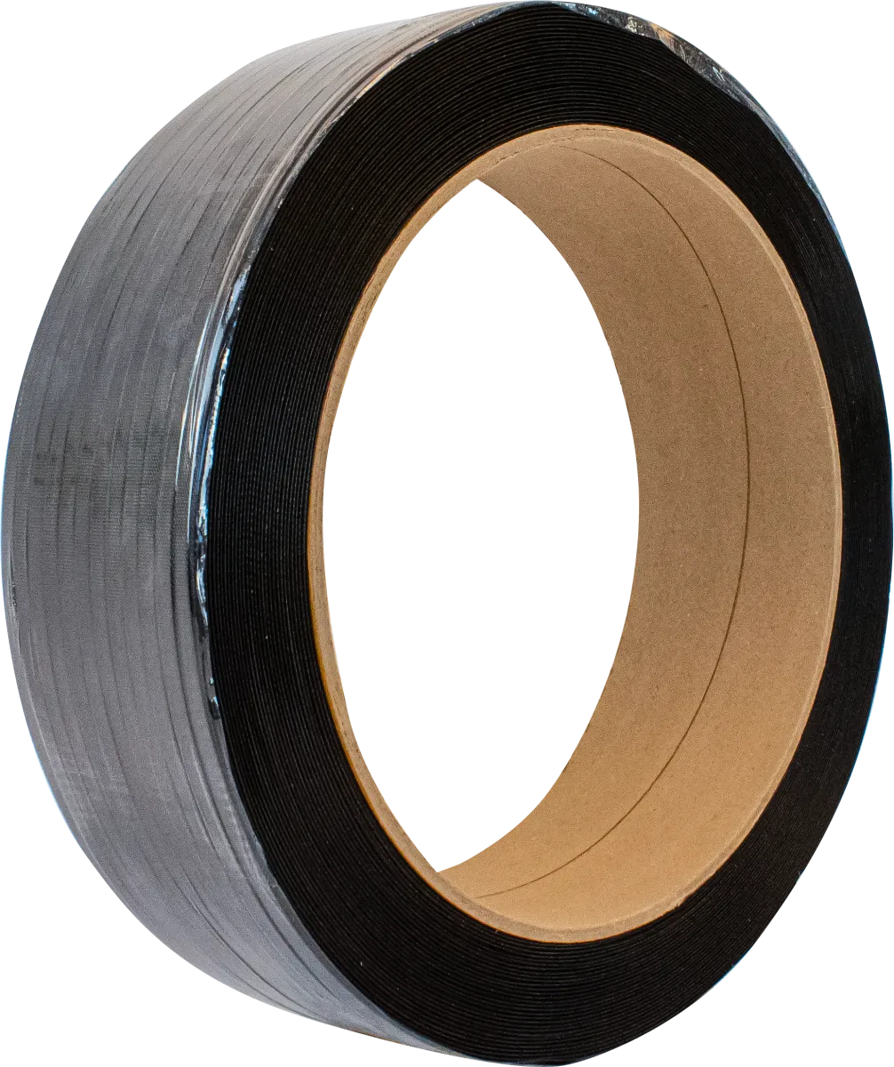 1/2" x .020" Regular Duty Polypropylene 7200' Strapping Coil - Black