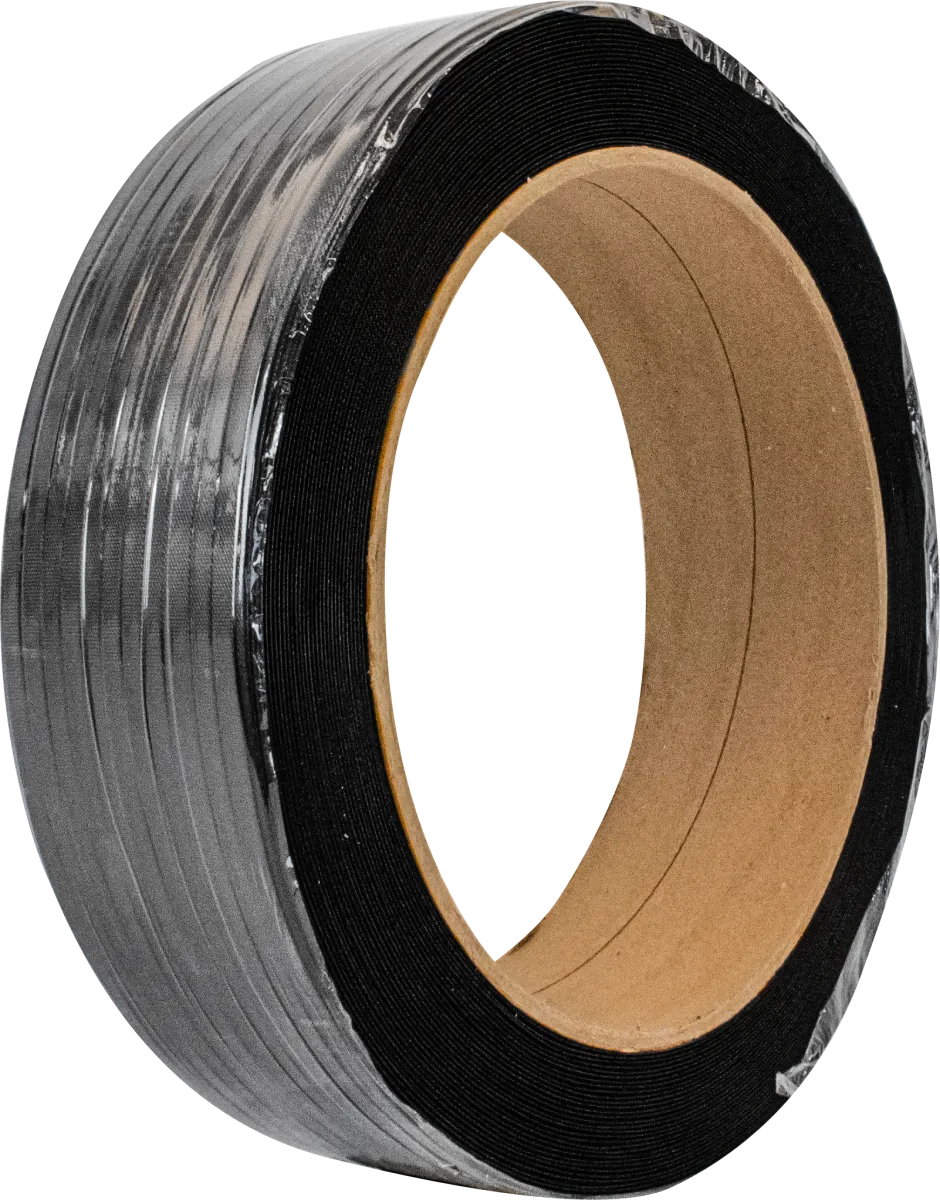 1/2" x .024" Regular Duty Polypropylene 7200' Strapping Coil - Black