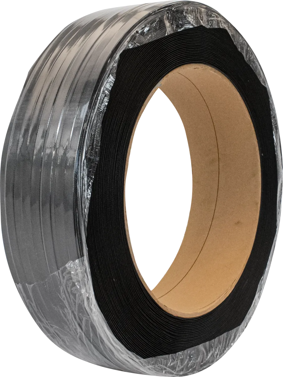 5/8" x .025" Regular Duty Polypropylene 7200' Strapping Coil - Black