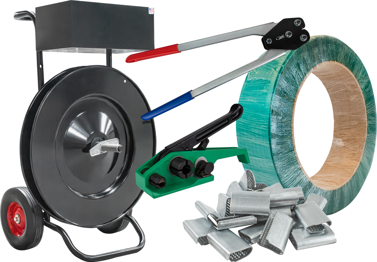 Polyester Strapping Kit for 5/8" - Serrated Seals, Heavy Duty