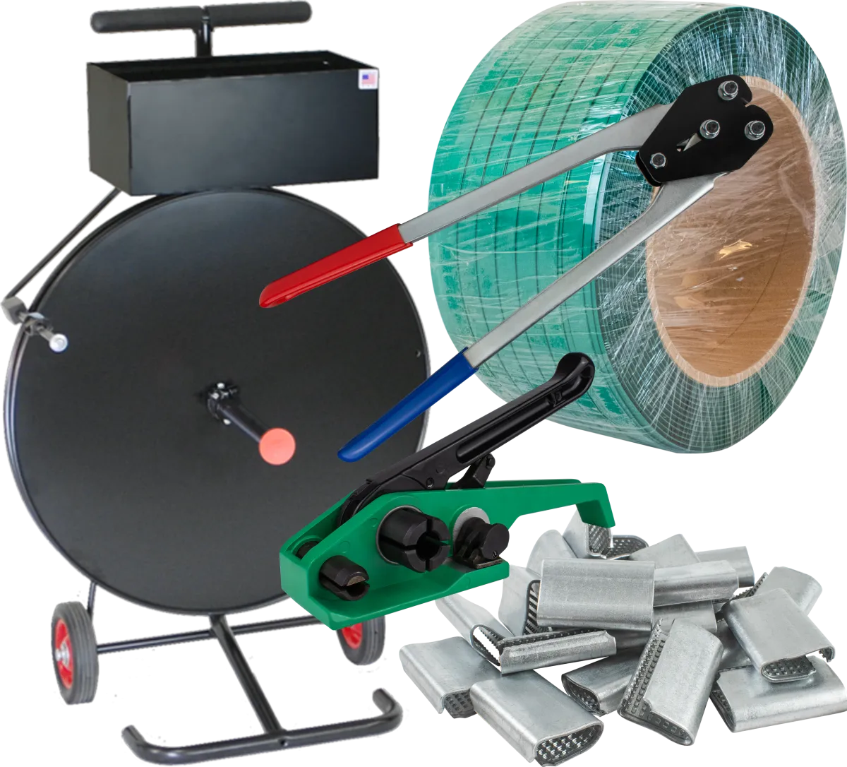 Polyester Strapping Kit for 5/8" - Serrated Seals, Heavy Duty