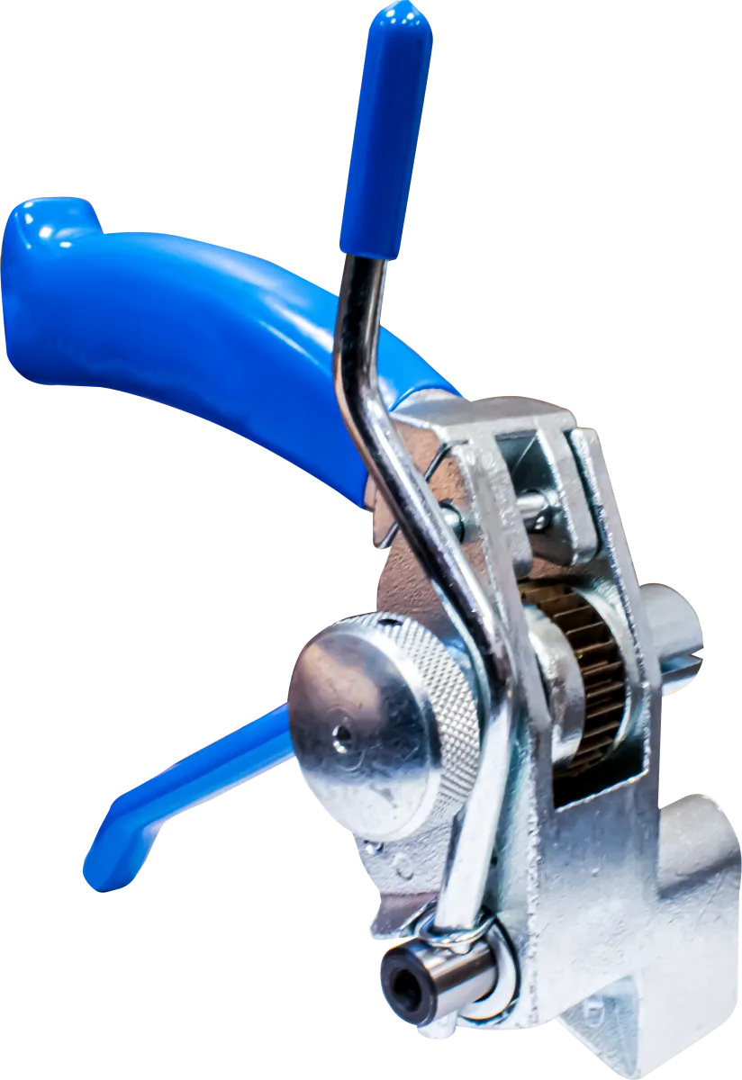 Compact wing Seal Pusher Tensioner for Stainless Steel Strapping