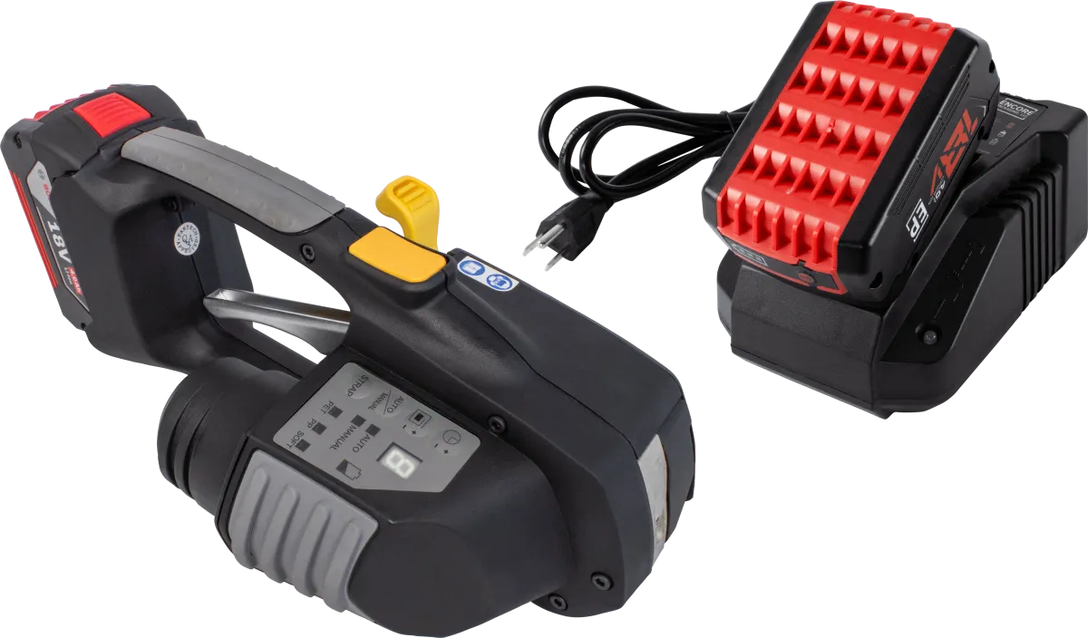Heavy Duty Battery Tool Kit - 5/8" - 3/4" for Polypropylene and Polyester Strapping