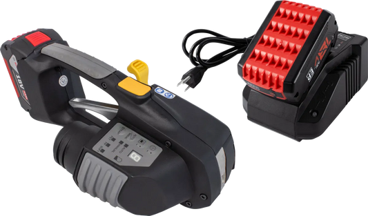 Heavy Duty Battery Tool Kit - 5/8" - 3/4" for Polypropylene and Polyester Strapping