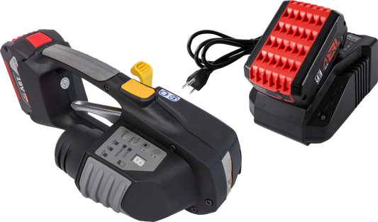 Heavy Duty Battery Tool Kit - 5/8" - 3/4" for Polypropylene and Polyester Strapping