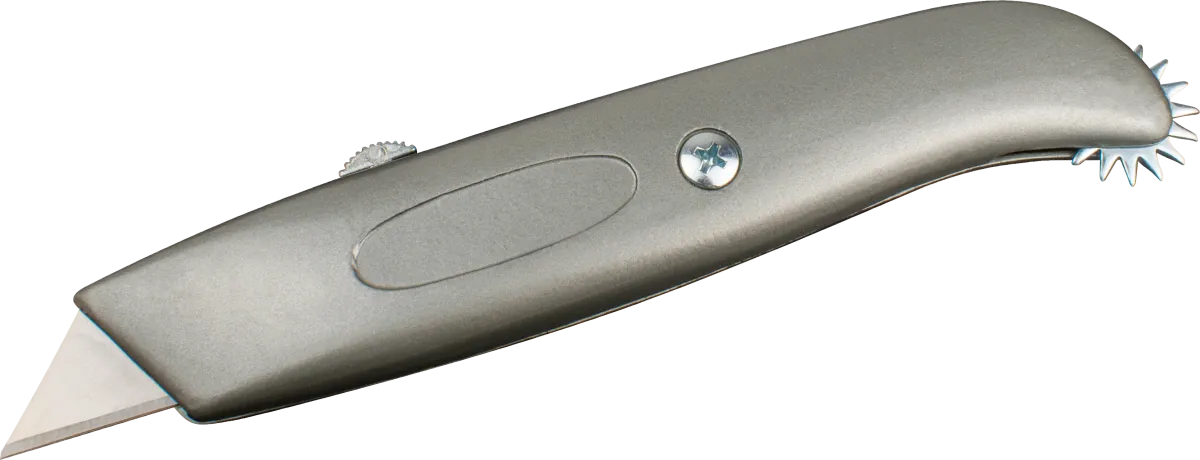 Retractable Utility Knife with Scoring Wheel