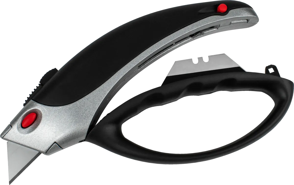 Retractable Knife with Knuckle Handle