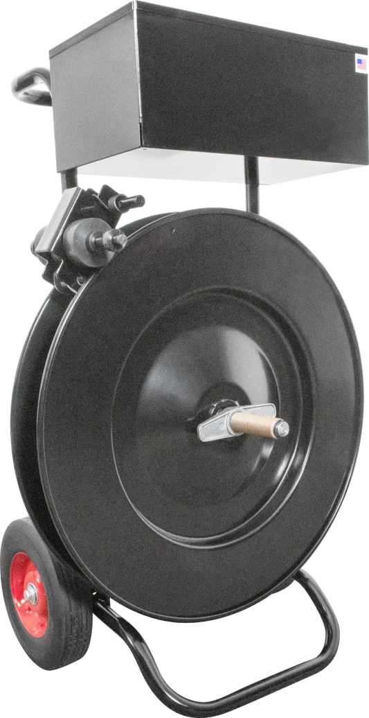 Premium Strap Dispenser with Strap Troller for Steel or Poly Strapping