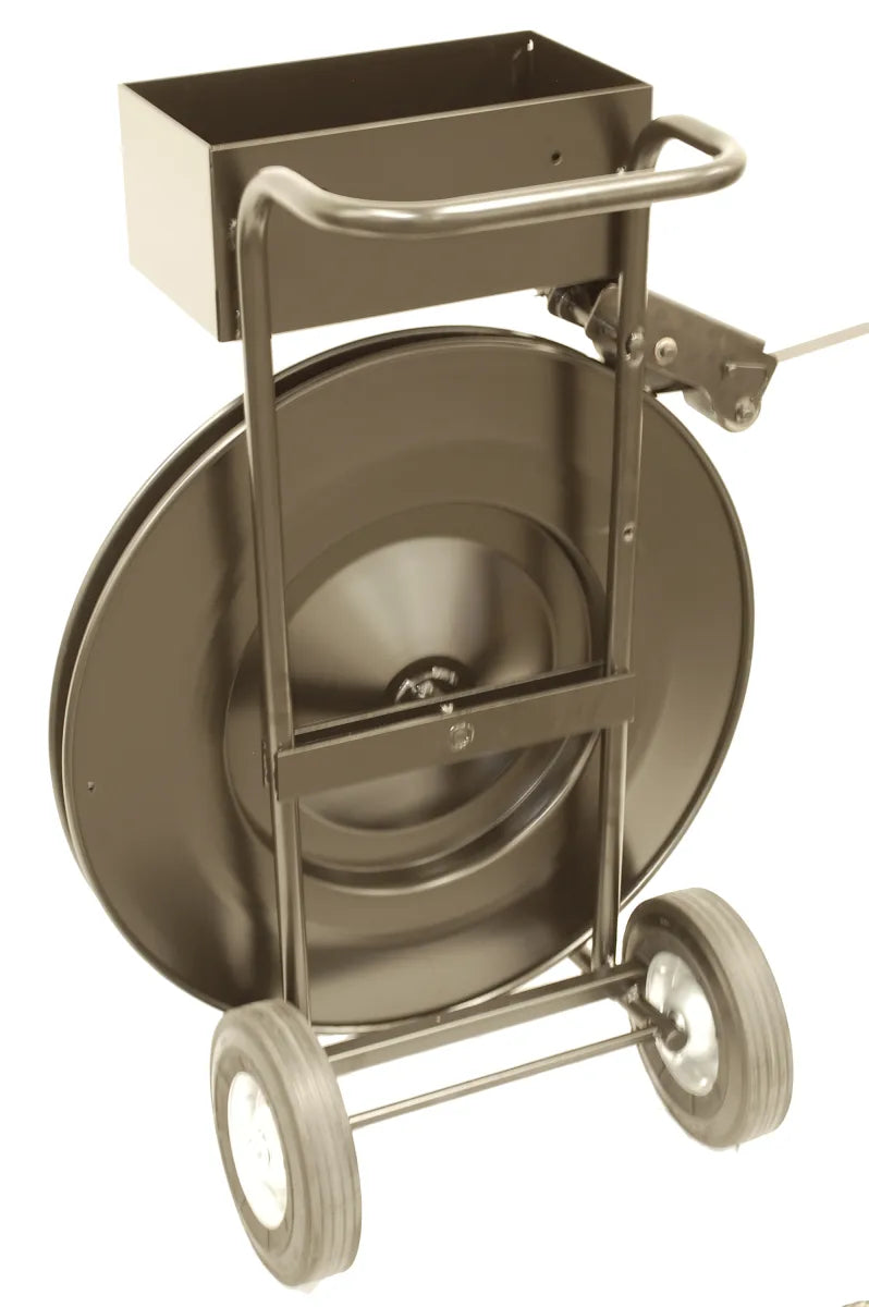 Heavy Duty Ribbon-Wound Strapping Dispenser for Steel or Poly Strapping