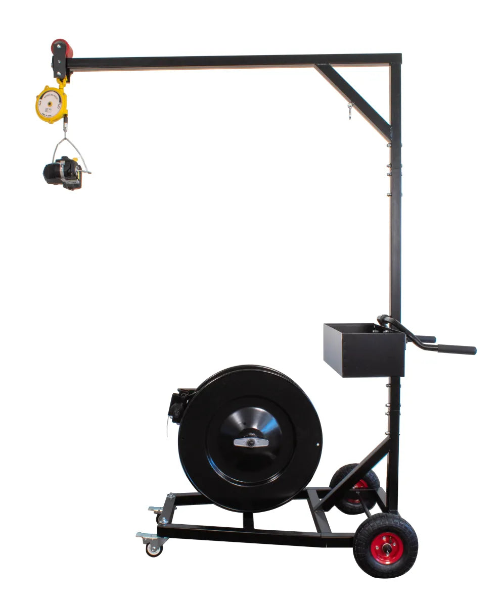 Tool Balancer Cart (standard version w/ tool mast) (Oscillated) for Steel and Poly Strapping
