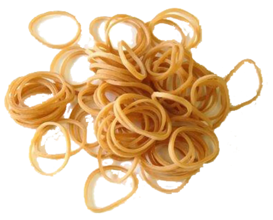 Standard Rubber Bands - 1 1/4" Circumference x 1/16" Wide