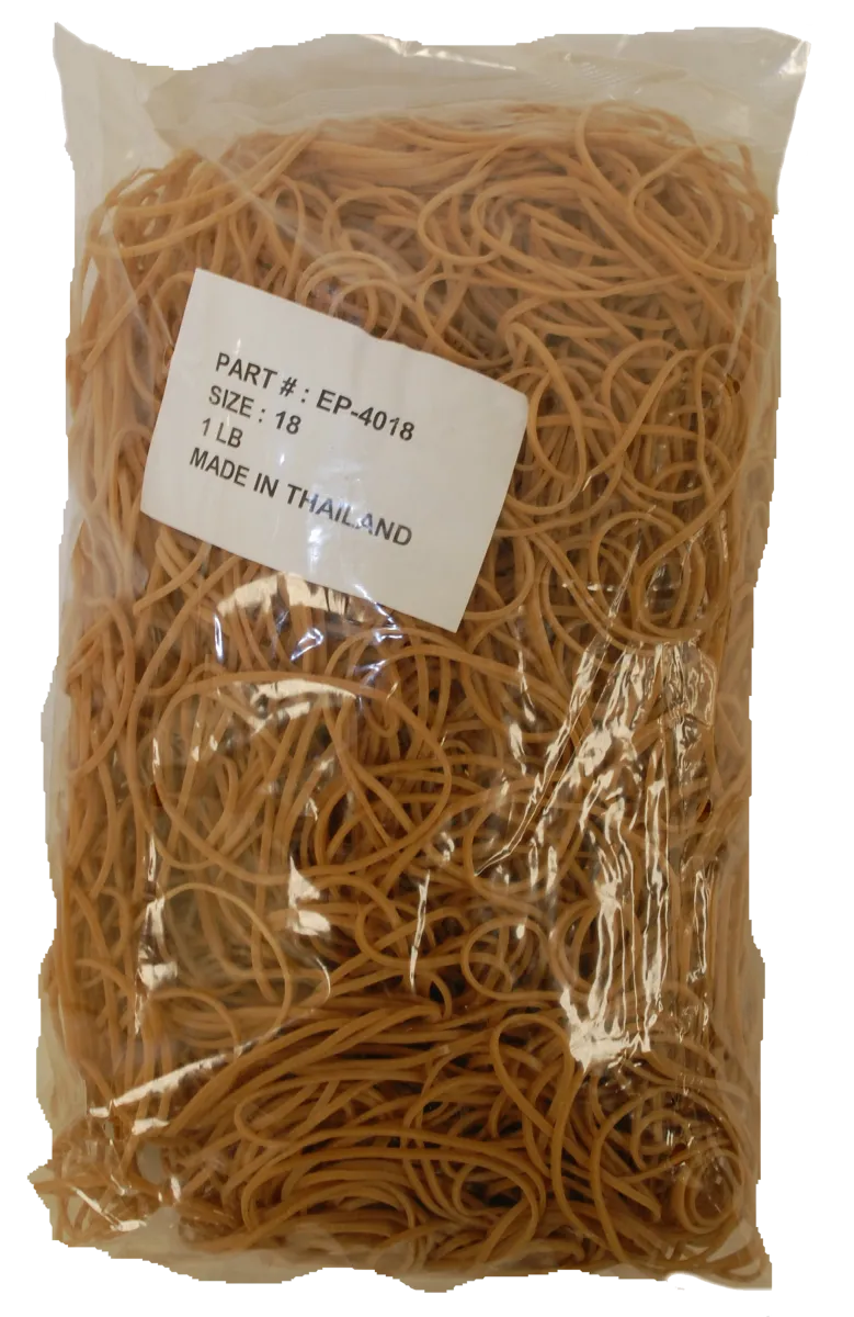 Standard Rubber Bands - 3" Circumference x 1/16" Wide