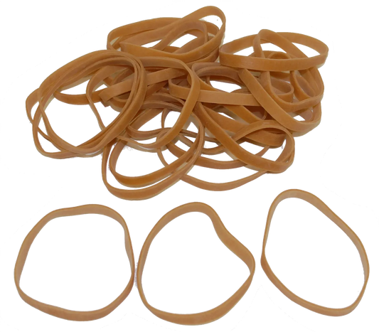 Standard Rubber Bands - 3 1/2" Circumference x 1/4" Wide (Postal)