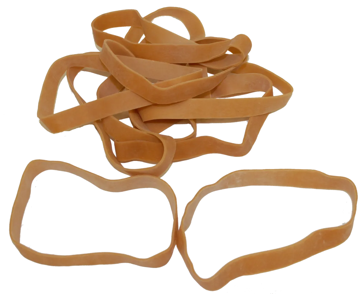 Standard Rubber Bands - 7" Circumference x 5/8" Wide