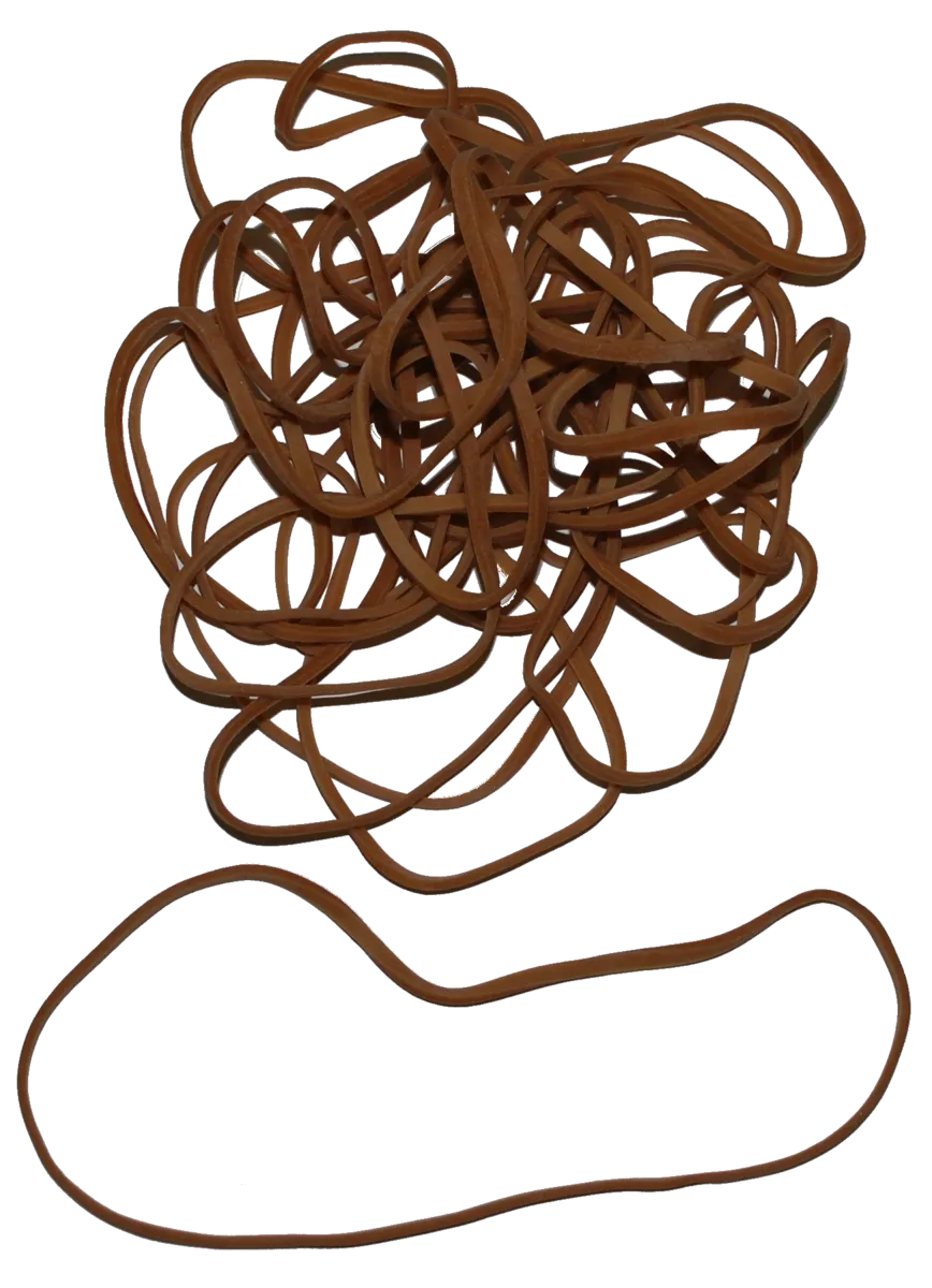 Standard Rubber Bands - 8" Circumference x 1/8" Wide