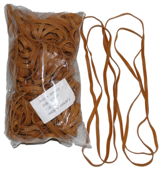 Large Rubber Bands - 12 Circumference x 1/4" Wide
