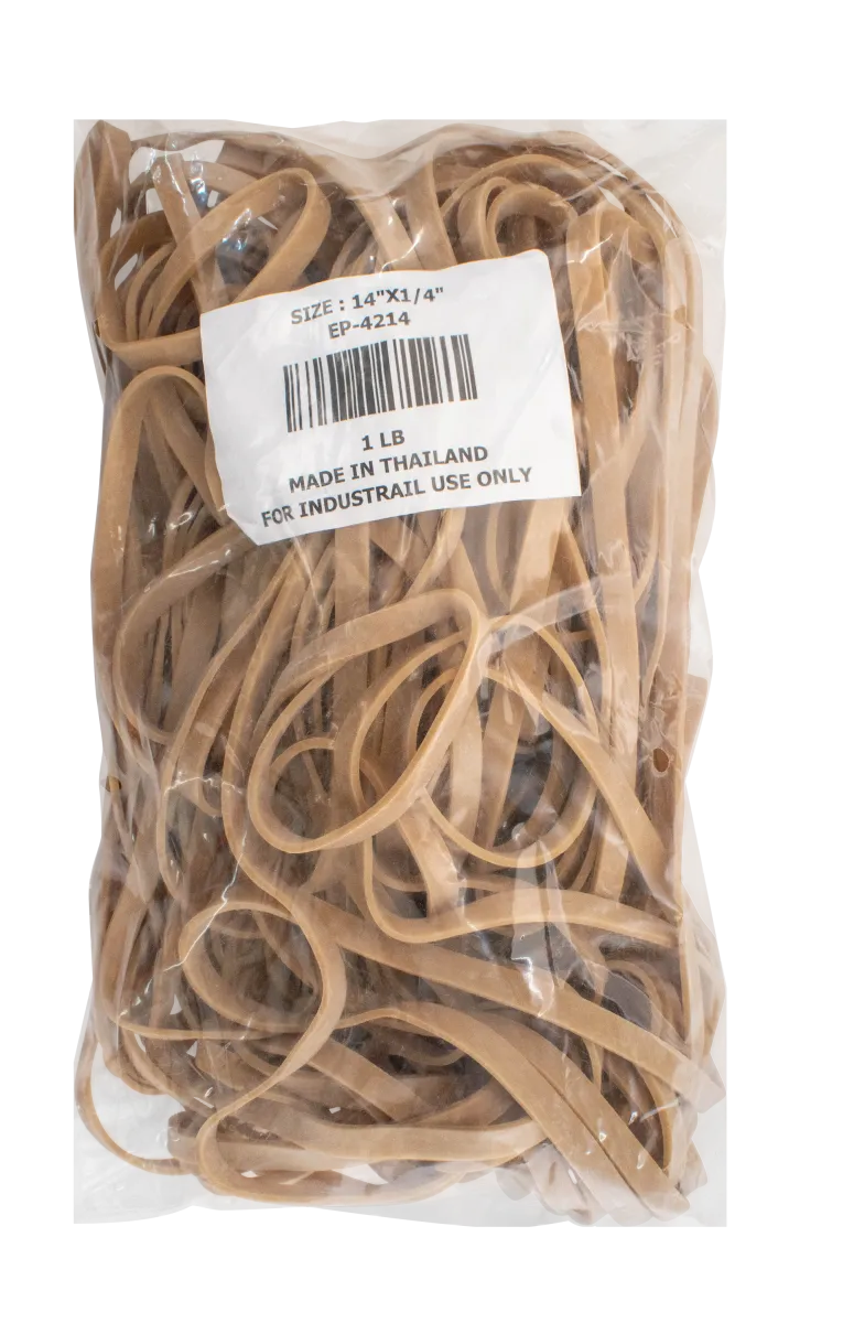 Large Rubber Bands - 14 Circumference x 1/4" Wide
