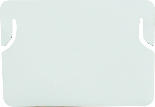 HD Pallet Band Clip - Erasable Placard, White 8.5 x 11 (12pcs/pk)