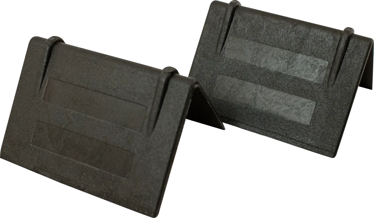 Edge Protectors - 2 1/8" x 1 1/2" Black Poly for 1 1/2" Strap