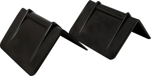 Edge Protectors - 2 1/2" x 1 3/4" Black Poly for 1 1/2" Strap