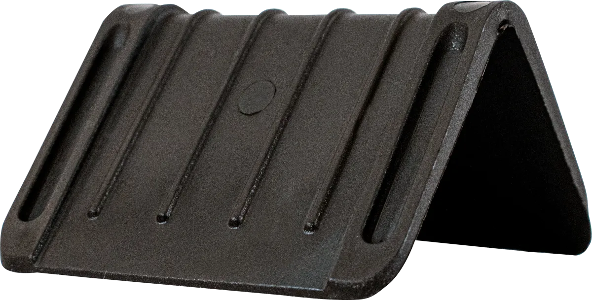 Edge Protectors - 2 1/4" x 1 5/8" Black Poly for 1 1/2" Strap