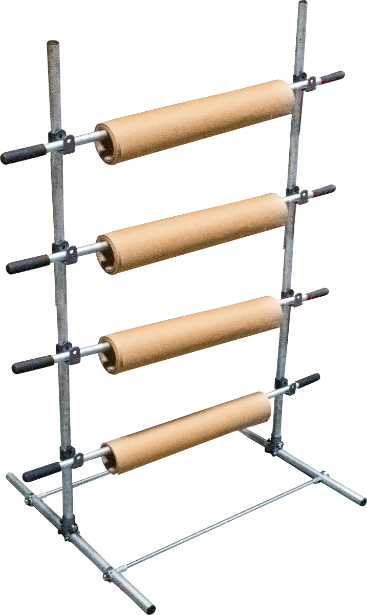 Economy Paper/Poly Tubing Dispenser Kit - Floor Top Mount - 1 Tier - 12"