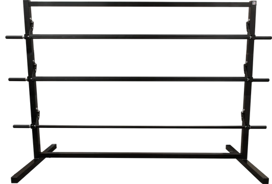 Paper and Poly Packaging Dispenser - 3 Tiered - 24" (casters sold separately)
