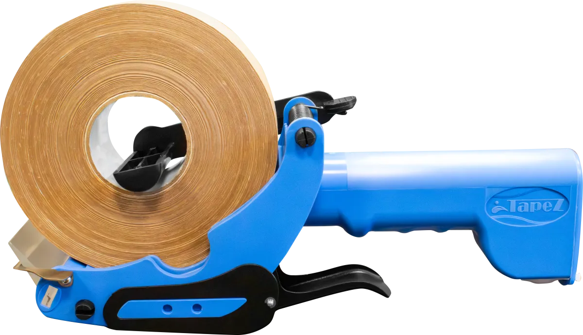Handheld Water Activated Kraft Paper Tape Dispenser - 2" Tape Rolls