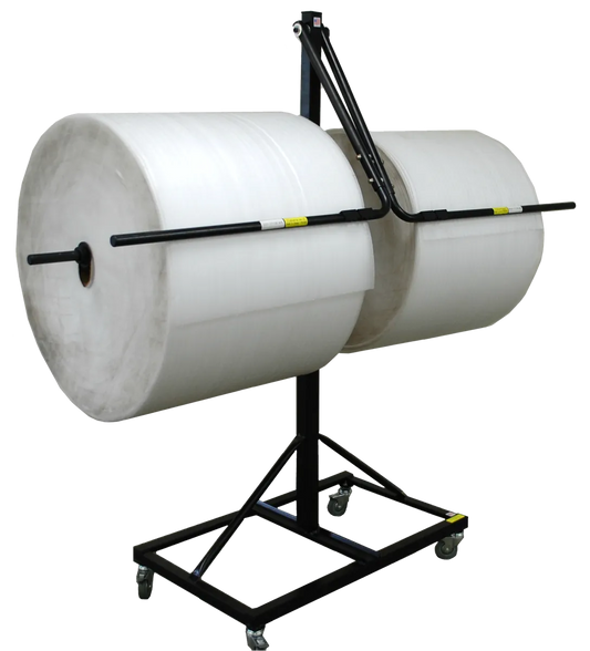 Floor Unit Material Dispenser with Double Arm - 12"
