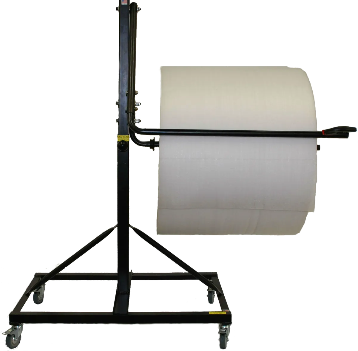 Floor Unit Material Dispenser with Single Arm and Slide Cutter - 24"