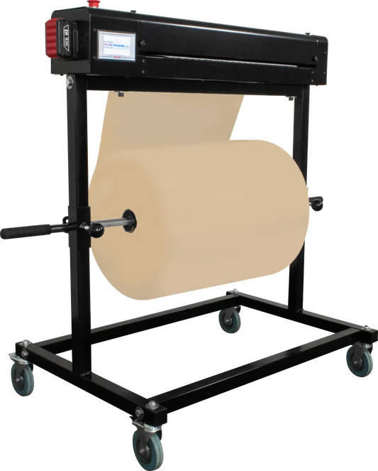 Paper Bubbler Automatic Sheet Cutter w/ Bi-Support Stand - 24"