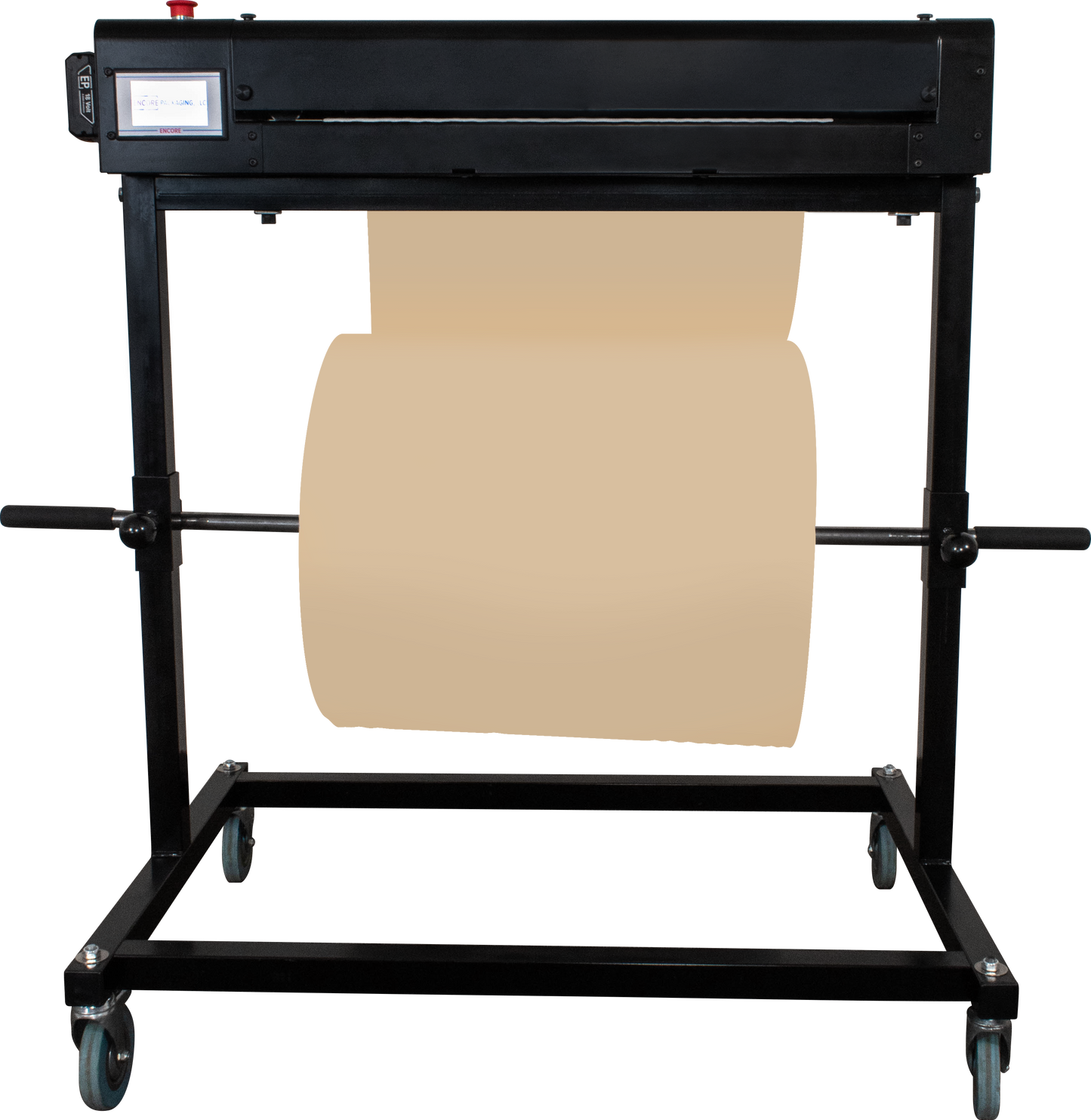 Paper Bubbler Automatic Sheet Cutter w/ Bi-Support Stand - 36"