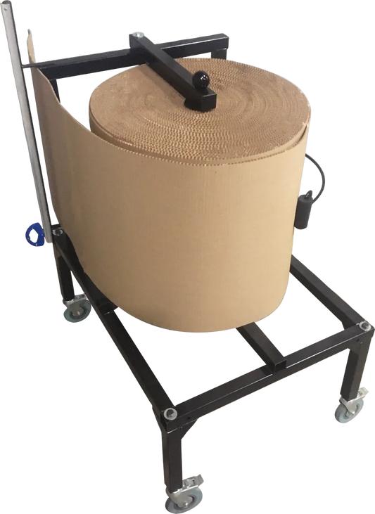 Single Face/Foam/Bubble Dispenser with Manual Cutter - 24"- Small Disk