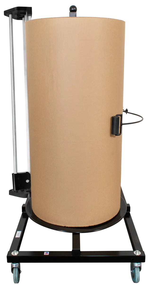 Single Face/Foam/Bubble Dispenser with Premium Manual Cutter - 48" - Large Disk